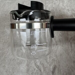 Coffee Espresso Maker (Universal) Glass 4 Cup Carafe‎ w/ Lid